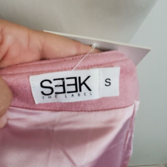 Seek the label Revolve faux suede wrap skirt - Picture 7 of 14